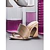 HEEL YOUR SOLE TAUPE WOMEN KIKO BLOCK HEEL SANDALS