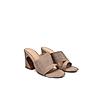 HEEL YOUR SOLE TAUPE WOMEN KIKO BLOCK HEEL SANDALS