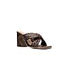 HEEL YOUR SOLE BROWN WOMEN LULU BLOCK HEEL SANDALS