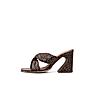 HEEL YOUR SOLE BROWN WOMEN LULU BLOCK HEEL SANDALS