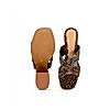 HEEL YOUR SOLE BROWN WOMEN LULU BLOCK HEEL SANDALS