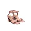 HEEL YOUR SOLE PINK WOMEN KITKAT BLOCK HEEL SANDALS