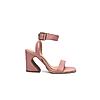 HEEL YOUR SOLE PINK WOMEN KITKAT BLOCK HEEL SANDALS