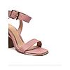 HEEL YOUR SOLE PINK WOMEN KITKAT BLOCK HEEL SANDALS