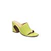 HEEL YOUR SOLE LIME GREEN WOMEN KIKO BLOCK HEEL SANDALS