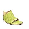 HEEL YOUR SOLE LIME GREEN WOMEN KIKO BLOCK HEEL SANDALS