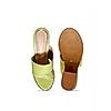 HEEL YOUR SOLE LIME GREEN WOMEN KIKO BLOCK HEEL SANDALS