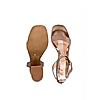 HEEL YOUR SOLE TAUPE WOMEN KITKAT BLOCK HEEL SANDALS