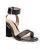 HEEL YOUR SOLE BLACK WOMEN KITKAT BLOCK HEEL SANDALS