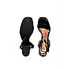 HEEL YOUR SOLE BLACK WOMEN KITKAT BLOCK HEEL SANDALS