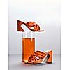 HEEL YOUR SOLE ORANGE WOMEN LULU BLOCK HEEL SANDALS