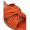 HEEL YOUR SOLE ORANGE WOMEN LULU BLOCK HEEL SANDALS