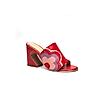 HEEL YOUR SOLE RED WOMEN BOULANGERIE BLOCK HEEL SANDALS