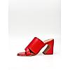 HEEL YOUR SOLE RED WOMEN BOULANGERIE BLOCK HEEL SANDALS