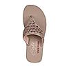 SKECHERS ROSE GOLD WOMEN VINYASA - NEW GLAMOUR FLIP FLOPS