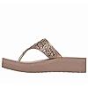 SKECHERS ROSE GOLD WOMEN VINYASA - NEW GLAMOUR FLIP FLOPS