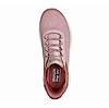 SKECHERS PINK WOMEN BOBS SQUAD CHAOS - IN COLOR SLIP ON SNEAKERS