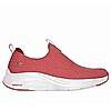 SKECHERS RED WOMEN VAPOR FOAM - TRUE CLASSIC SLIP ON SNEAKERS