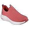 SKECHERS RED WOMEN VAPOR FOAM - TRUE CLASSIC SLIP ON SNEAKERS