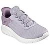 SKECHERS PURPLE WOMEN BOBS SQUAD CHAOS - IN COLOR SLIP ON SNEAKERS