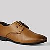 Lee Cooper Tan Mens Leather Lace Up Derby Shoes