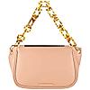 Rocia Pink Textured Shoulder Bag