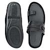 Regal Black Mens Casual Leather Sandals