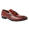 Zuccaro Tan leather formal shoes with tassel