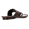 Regal Brown Men Flexible leather slip on sandals