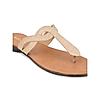 Rocia Women Beige Open Toe Flats