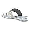 Rocia Silver Women Embroidered Flats