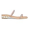 Rocia Rose Gold Women Diamante Studded Slip On Sandals