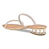 Rocia Rose Gold Women Diamante Studded Slip On Sandals