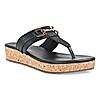 Rocia Black Women Classic Casual T-Strap Platform Sandals