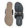 Rocia Black Women Classic Casual T-Strap Platform Sandals