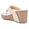 Rocia Beige Women Casual Slip On Platforms