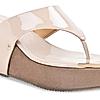 Rocia Beige Women Casual Slip On Platforms