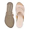 Rocia Beige Women Casual Slip On Platforms