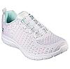 SKECHERS WHITE WOMEN VIRTUE SLIP ON SNEAKERS