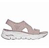 SKECHERS PINK WOMEN ARCH FIT SANDALS