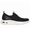 SKECHERS BLACK WOMEN BOBS UNITY - SLEEK LINES SLIP ON SNEAKERS