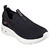 SKECHERS BLACK WOMEN BOBS UNITY - SLEEK LINES SLIP ON SNEAKERS