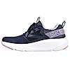 SKECHERS NAVY WOMEN GO RUN ELEVATE- QUICK STRIDE LACE UP SNEAKERS