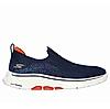 SKECHERS NAVY MEN GO WALK 7 SLIP ON SNEAKERS