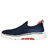 SKECHERS NAVY MEN GO WALK 7 SLIP ON SNEAKERS