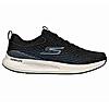 SKECHERS BLACK MEN GO RUN PULSE - HAPTIC MOTION LACE UP SNEAKERS