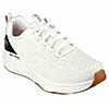 SKECHERS WHITE MEN D'LUX FITNESS-NEW AFFINITY LACE UP SNEAKERS