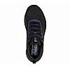 SKECHERS BLACK MEN D'LUX FITNESS-NEW AFFINITY LACE UP SNEAKERS