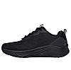 SKECHERS BLACK MEN D'LUX FITNESS-NEW AFFINITY LACE UP SNEAKERS