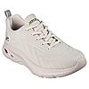 SKECHERS WHITE MEN BOBS UNITY - SLEEK REVIVE LACE UP SNEAKERS